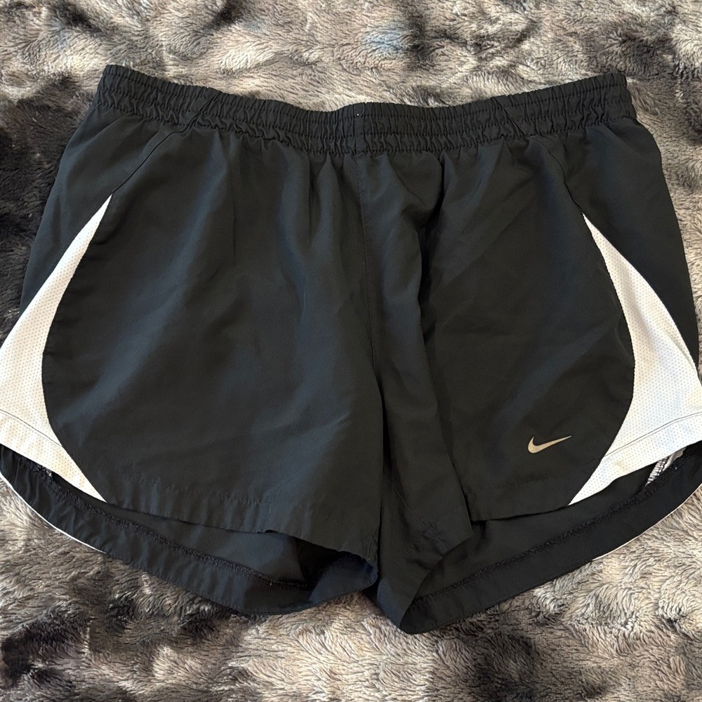 Nike Black and White Athletic Shorts